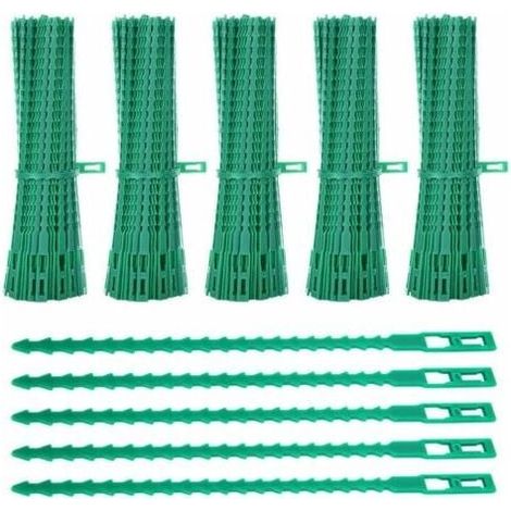 500pcs Plant Ties, 17cm Adjustable Flexible Plastic Plant Supports MUMU (1/4)