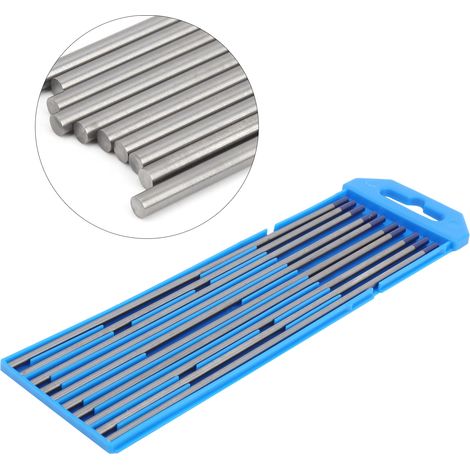 10 électrodes de soudage à l'arc en tungstène et yttrium, bleu 3,2 mm WY20 (1/5)