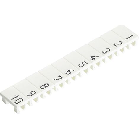 Wieland Electric 04.845.0153.0 Beschriftungsstreifen  Weiß 25 St.