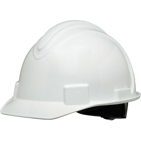 Casco visera corta blanco y amarillo  Blanco (1/2)