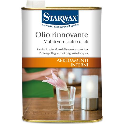 STARWAX - OLIO RINNOVANTE PER MOBILI VERNICIATI ED OLIATI 500ml