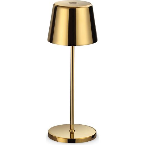 Ideal Lux CUTE Lampe LED portable d'extérieur à intensité variable Or 2200-2700K IP65