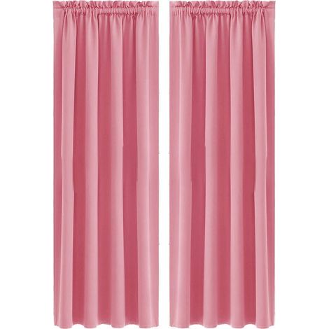 Tenda oscurante e isolante termica per camera da letto con passanti — Ideale per camere dei bambini (1 pannello, 37,8 x 60 pollici) (1/5)