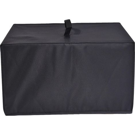 1 housse pour imprimante - Housse de protection universelle - 43 x 34 x 35 cm - 600D - Imperméable - Antistatique - Tissu Oxford - Housse anti-poussière - Noir (1/5)