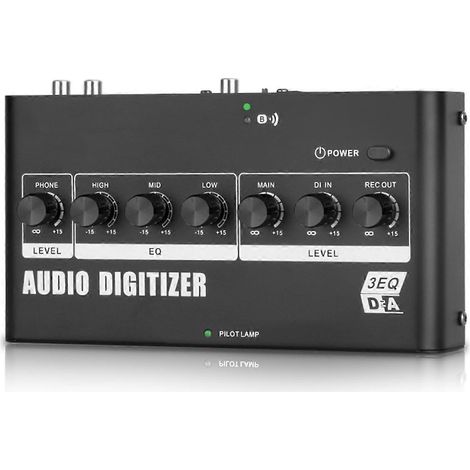 Sortie audio numérique optique coaxiale vers RCA 3,5 mm, sortie audio analogique, prise UE (1/5)