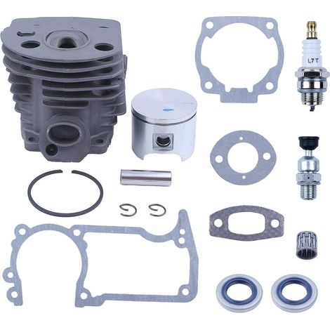 Kit cylindre-piston Nikasil 46mm pour tronçonneuse Husqvarna 55 51 503609172 joints d'huile joints valve de décompression (1/5)