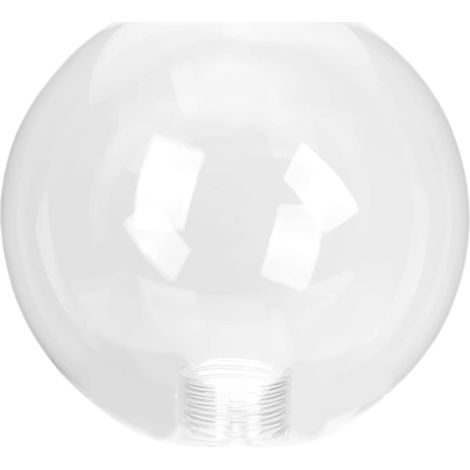 1 Abat-jour Globe Verre Transparent 15 Cm Douille G9 Pour Suspension Et Applique Intérieur Salon