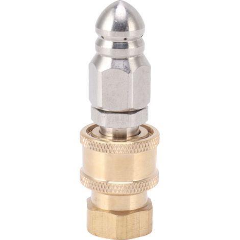 Embout de vidange compact G1/4 Embout de tuyau de vidange à insertion rapide Raccords pour nettoyeur haute pression Vidange pour filetage interne G3/8 (1/5)