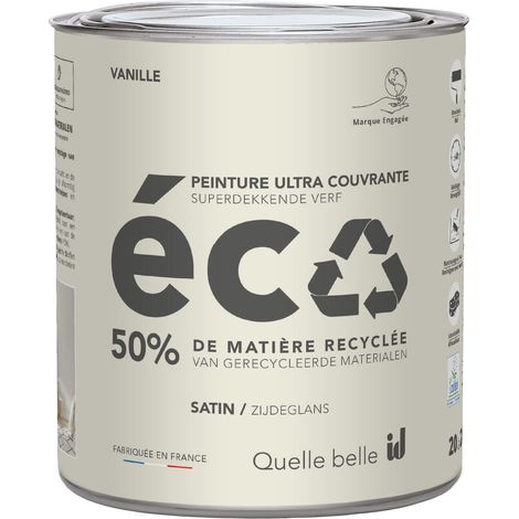 PEINTURE ECO SATIN VANILLE 2L - ID PARIS (1/3)