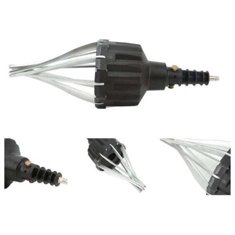 Attrezzo pneumatico espansore/divaricatore per il montaggio delle cuffie dei giunti omocinetici. (1/4)