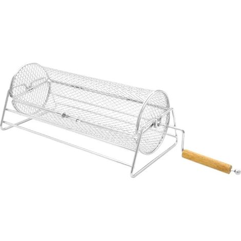 Support de grille rotatif en acier inoxydable avec base, accessoire pour barbecue d'extérieur. - AquaForge (1/5)
