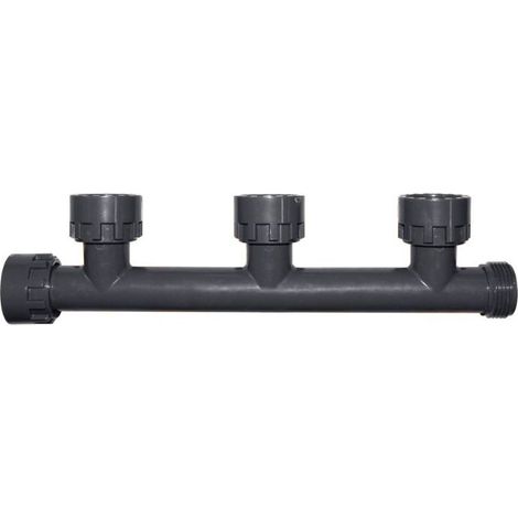 IBEROGARDEN COLECTOR PVC SERIE PROFESIONAL DE 3 SALIDAS