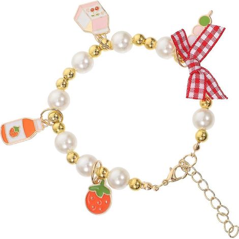 Collar de perlas de moda para mascotas, ideal para decorar perros y gatos. (1/5)
