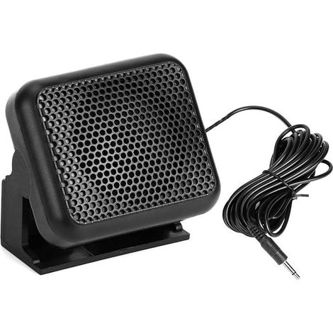Haut-parleur externe et mini radio bidirectionnelle compatibles avec les talkies-walkies de voiture (1/5)