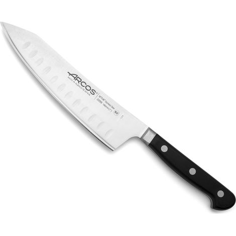 Arcos Rocking Santoku Küchenmesser Schwarz Opera