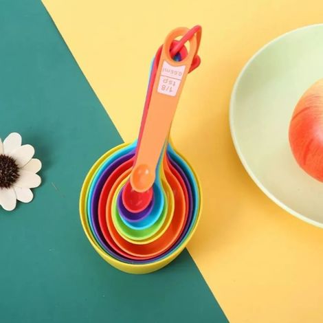 Ensemble de 12 cuillères à soupe doseuses en plastique PP graduées pour pâtisserie et cuisine. (1/5)