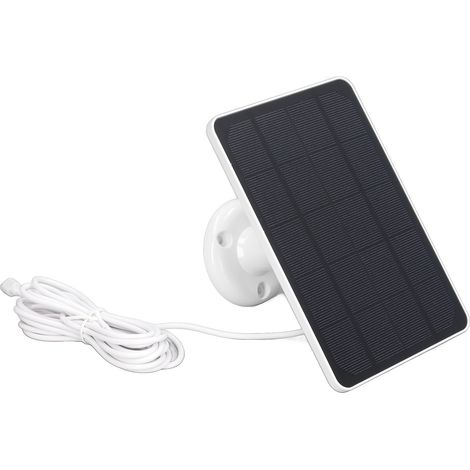 Panneau solaire chargeur de batterie 10 W avec sortie USB-C pour appareils photo et autres appareils électroménagers