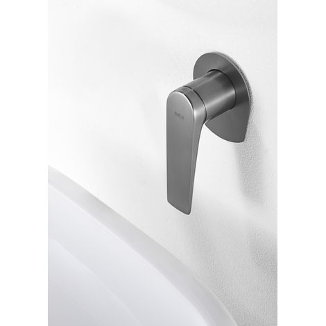 Miscelatore Monocomando Da Incasso Per Lavabo Delos Nero Canna Di Fucile Imex Imex Gld055 Bgm (1/3)