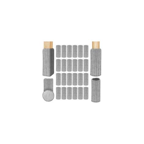 (24pcs)Chaussette Chaise pour Pieds de Chaise, 24pcs Chaussettes de Chaise Mobilier en Feutre, Patins Antidérapants pour Convient aux Pieds de Chaise, Évitez Les Rayures et Le Bruit (1/5)