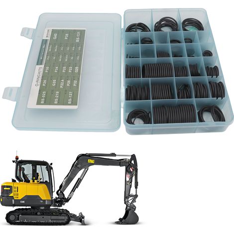 Kit de joints de climatisation de 376 pièces pour pelle Volvo Hyundai Doosan (référence : LR-RR055) (1/5)
