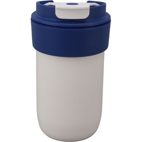 Tasse à café portable de 350 ml en alliage d'aluminium anti-fuite, antidérapante et isotherme pour une utilisation en extérieur. (1/5)