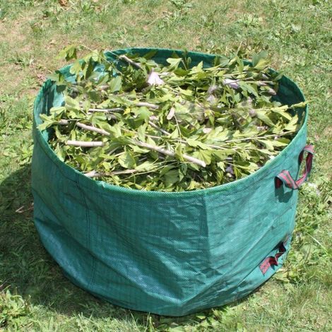 Bardusch Garden Bag, Solid PP Garden Waste Bag - Freestanding and Foldable - Rubbish Bags for Garden Waste, Lawn Clippings, Green Leaves - Reusable (1/5)