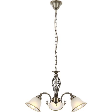 Globo - lámpara colgante - Odin - latón - metal - Ø 60cm - E27 - (1/3)