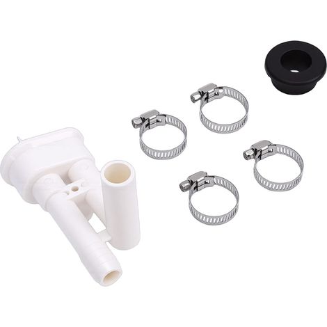 Kit Anti-Retour pour WC camping-car, Blanc (1/5)