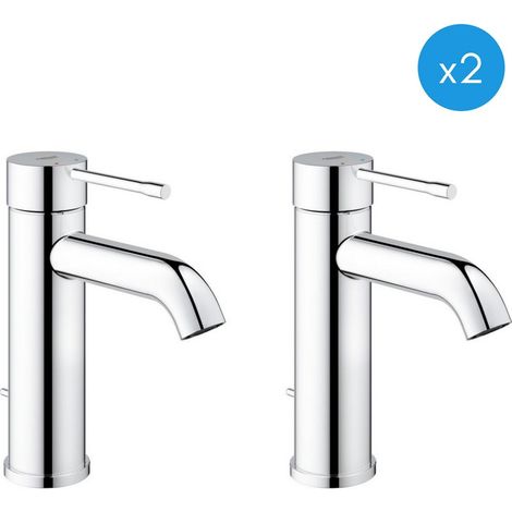 Grohe Essence New - 2er-Set Waschbeckenmischer verchromt (23589001-DUO)