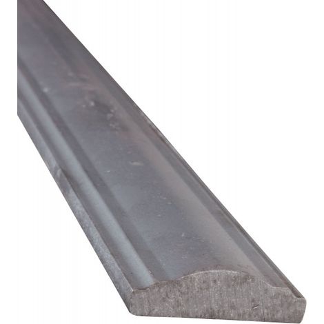 Deco Fer Forge – Main courante laminée plate pleine 3m – Fer forgé à souder – Largeur 40mm épaisseur 12mm – Pour garde-corps et rampes d'escaliers