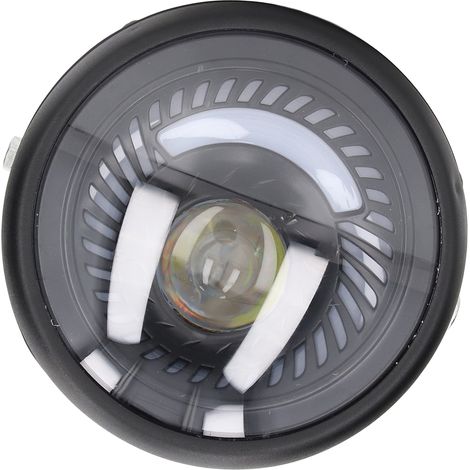 Phare LED de 6,5 pouces pour moto, phare rond rétro, étanche IPX66, convient aux motos et scooters. (1/5)