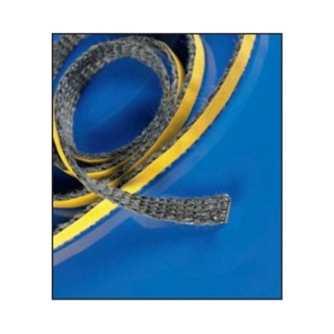 Guarnizione TRECCIA ADESIVA TEXTAPE Stufe Pellet Legna porte 15x3mm Nera