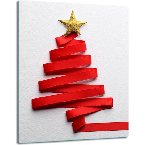 PIASTRA DI PROTEZIONE IN VETRO PER INDUZIONE 40x52 ALBERO DI NATALE (1/5)