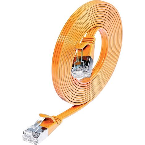 Wirewin 9120064012144 RJ45 Câble réseau, câble patch CAT 6 U/FTP 0.50 m orange 1 pc(s) Y103022 (1/3)