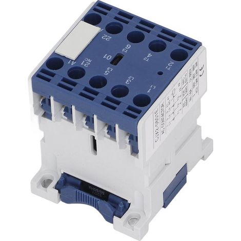 Contattore CA per comando avviatore motore, trifase, relè normalmente aperto 220V (1/5)