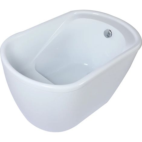 Baignoire sabot - 120 x 75 x 65 cm - Blanche - 165 L - PICCOLA