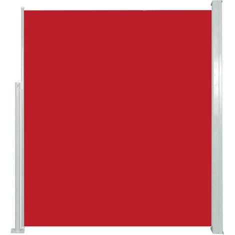 vidaXL Tendalino Laterale per Patio Terrazzo 160 x 300 cm Rosso