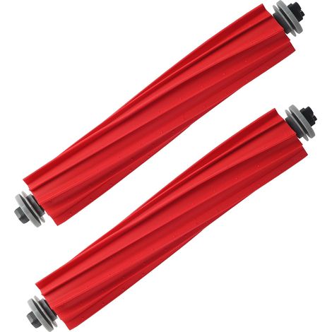 Pour Pièces Brosses à Rouleau pour Roborock S7, S7 Maxv, S7 Maxv Ultra, S7 Max Ultra, S7 Pro Ultra, Convient pour le Nettoyage Des Sols en Bois, Des Carrelages et Des Tapis, Rouge (1/5)
