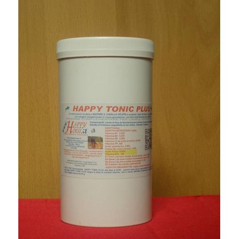 Happy Tonic Plus mangime complementare con mix vitamine per cavalli 1 kg