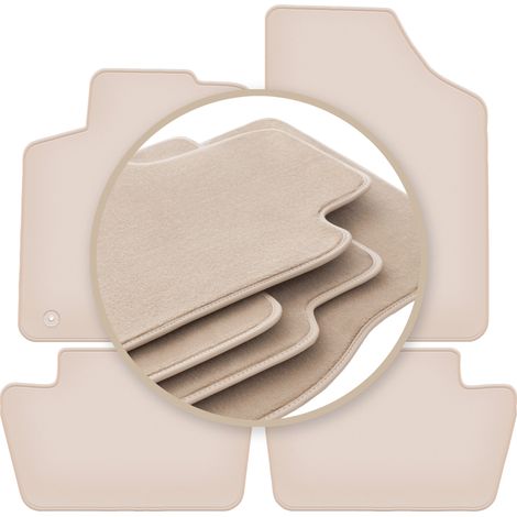 Alfombrillas beige PREMIUM para Peugeot 307 hatchback, station wagon, SW 2001-2009 (1/5)