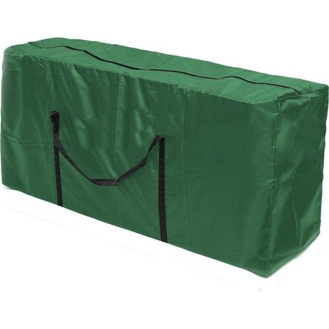 Sacs de rangement pour coussins en tissu Oxford 210D imperméable avec fermeture éclair et poignées pour extérieur, housse de transport, sac de rangement pour sapin de Noël (1/4)