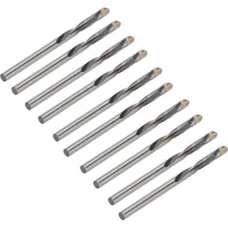 10 Mèches en Carbure de Tungstène - Haute Performance pour Perçage Précise et Rapide