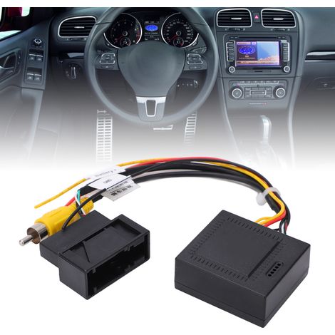 Le câble adaptateur RGB d'origine pour caméra de voiture est compatible avec les Volkswagen Magtotan/Golf 6/CC/Tiguan. (1/5)