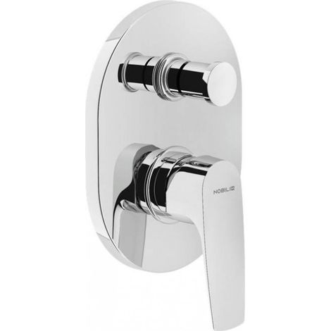 Zweiwege-Einhebelmischer 170 mm für die Dusche aus verchromtem Messing - Nobili (1/4)