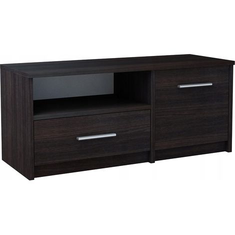 Mesa de TV, estante y cómoda BODO 1D1S WENGE