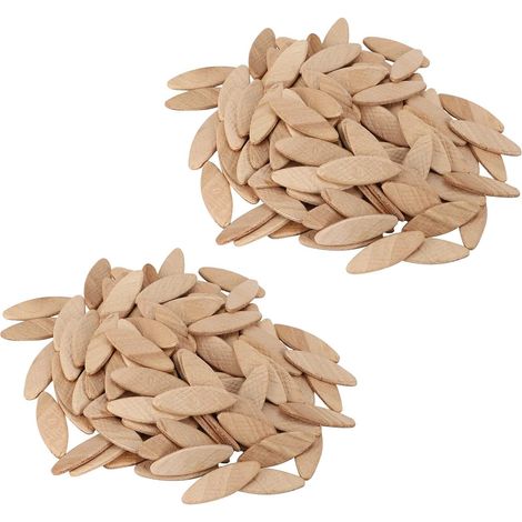 200 Pièces Séries No. 0 en Bois Assortis pour Machine à Tenon Machine à Bois Biscuit Jointer Accessoire à Bois