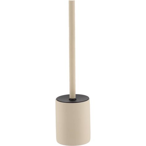 Brosse wc en gres effet rubber - beige - Tendance (1/3)