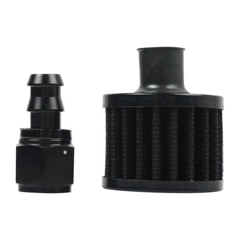 Car air filter modification kit with small 12mm mushroom head and 8AN interface (1/5)