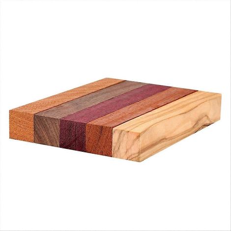 Drechselset für Stifte aus exotischem Holz (5-teilig), 12,7 x 1,9 x 1,9 cm (5 x 3/4 x 3/4 Zoll). (1/5)