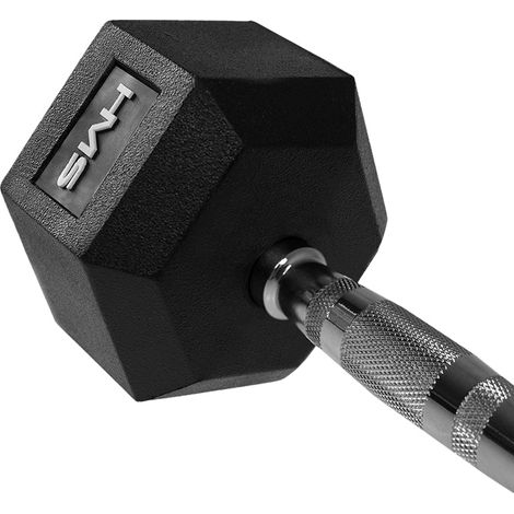 Juego de mancuernas hexagonales de 50 kg - Acero duradero